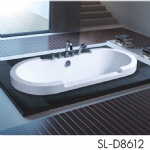 Drop-in Artistic Soaking Tub For Adults SL-D8612