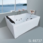 Free Standing Double Persons Massage Bathtub R8737