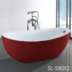 Free Standing Adult Oval Soaking Tub S8012