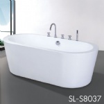 Standard Adult Acrylic Soaking Bathtub S8037