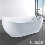 Standard Adult Acrylic Soaking Bathtub S8041