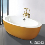 Standard Adult Acrylic Soaking Bathtub S8043
