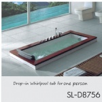 One Person Drop-in Massage Bathtub SL-D8756