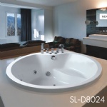 Drop In Round Sitting Massage Bathtub SL-D8024